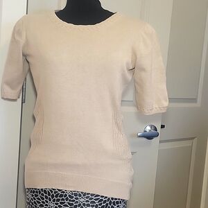 Beige Joseph A Knit Shirt